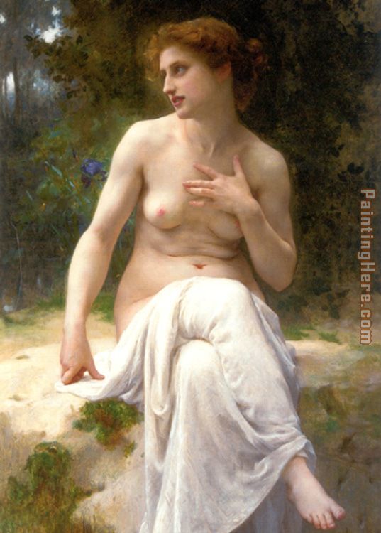 Nymphe painting - Guillaume Seignac Nymphe art painting